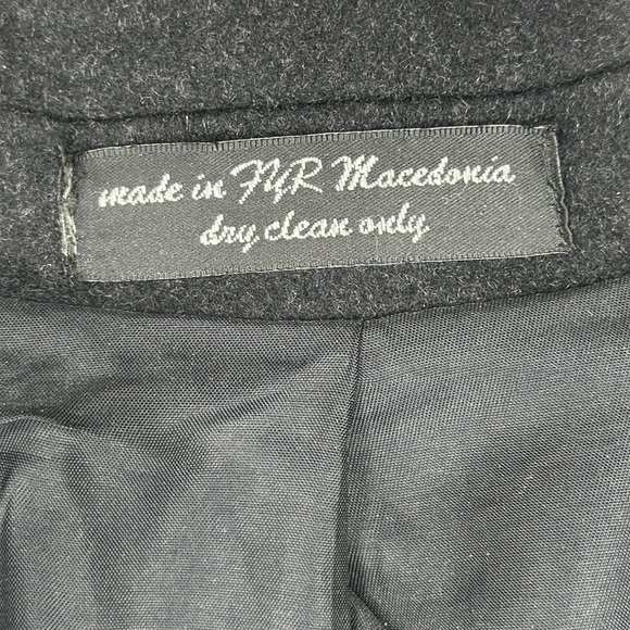 Chereskin Italian Cashmere Blend 3 Button Coat Size L-42 - Picture 9 of 13